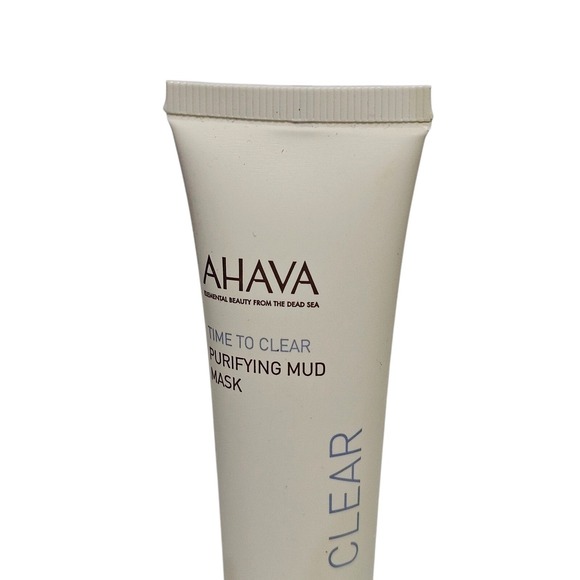 AHAVA Purifying Mud Mask Time to Clear Dead Sea Minerals 0.68 fl oz Travel - Picture 3 of 6